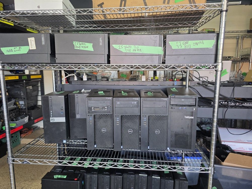 Dell OptiPlex, Precision, Descktops Lot