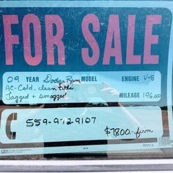 2009 Dodge Ram $6500