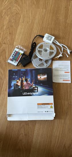 RGB LED Strip Lights with Remote & App Control