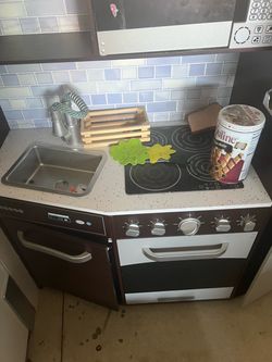 Kids Play Kitchen Set