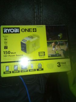 RYOBI 18v one plus  150 watt power source