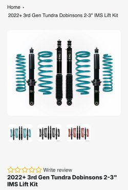 Toyota  Tundra 3" lift kit