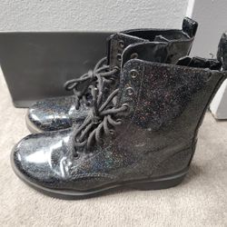 Wonder Nation Size 5 Black Glitter Boots $10 OBO