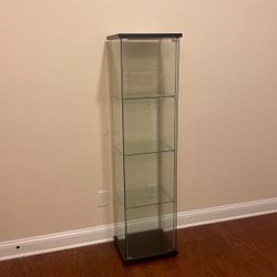 Glass Case With Glass Shelves $50.