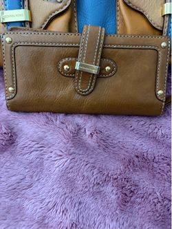 Brown Michael Kors leather wallet