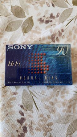 Sony HiFi Normal Bias 90-Minute Cassette Tape