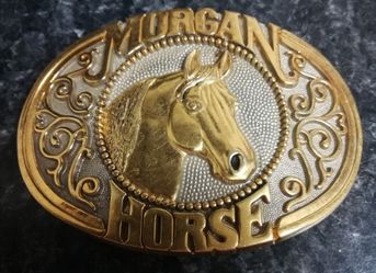 Morgan Horse Belt Buckle First Edition
