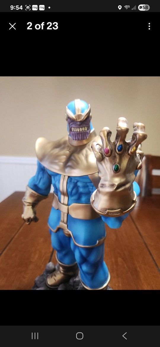 Bowen Designs Thanos statue not sideshow signed by Shiflett Brothers