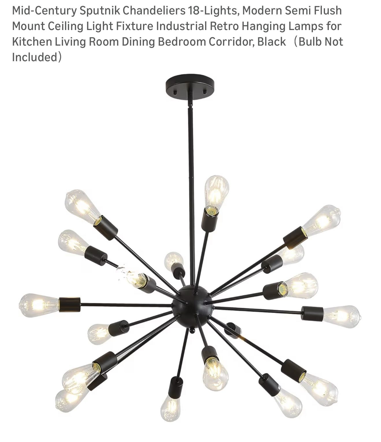 Sputnik 18l Chandelier