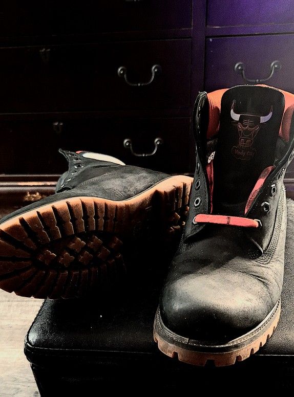 Timberland Boots "Chicago Bulls Edition " Black Workboots