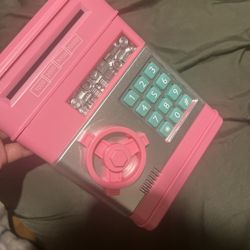 Electronic Piggy Bank ATM Password Money Coin Safe Saving Box For Kids