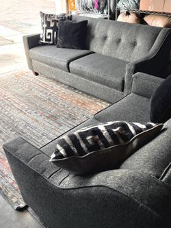 Dark Gray Modern Sofa & Loveseat Set from Jerome’s
