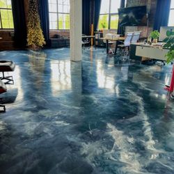 Epoxy Coating And Polishing Floor 