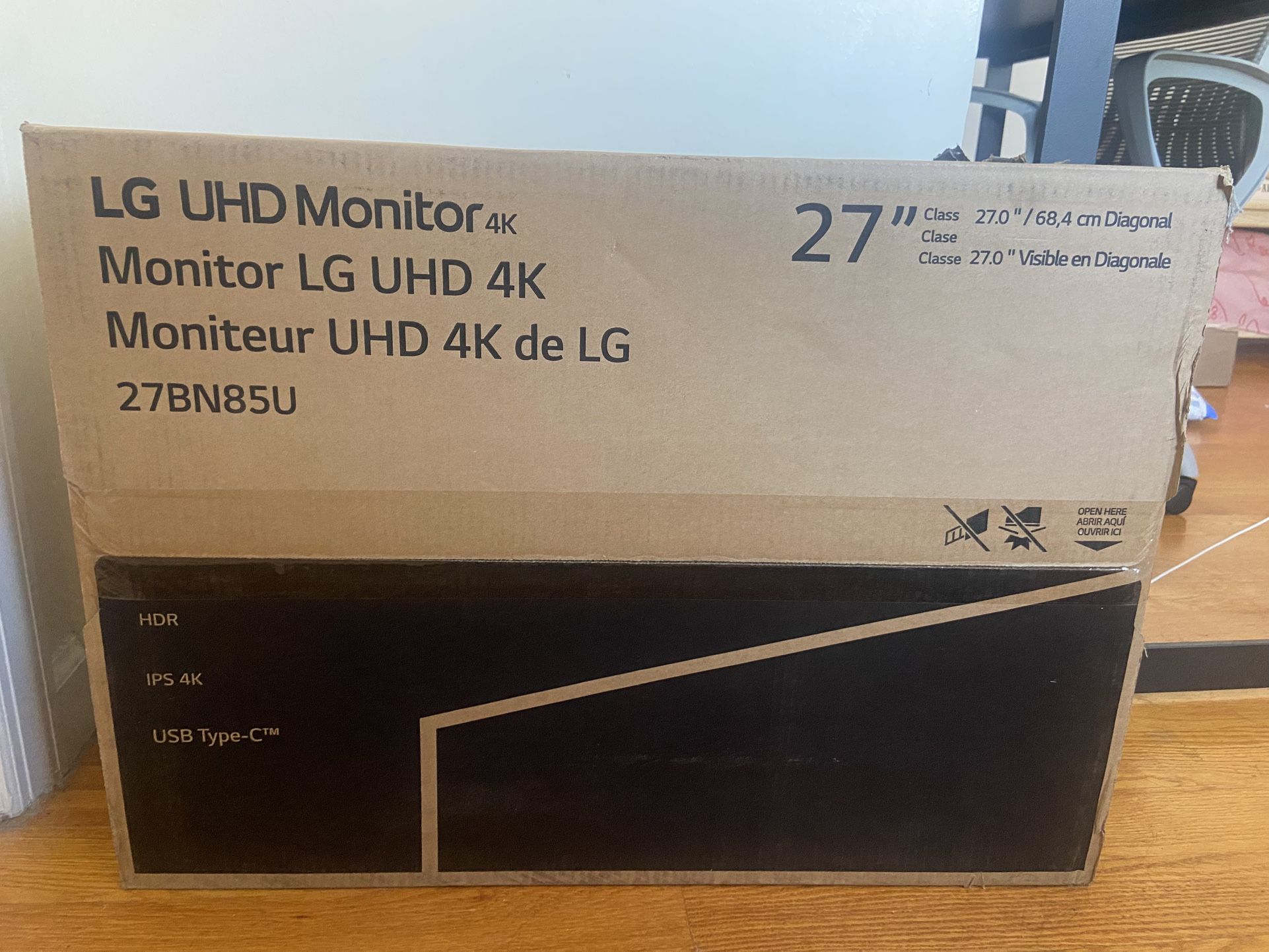 LG UHD 4K 27”monitor