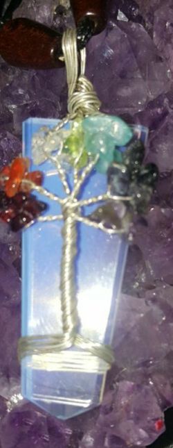 Opal unisex necklace  brand new Hand Made  in Mexico