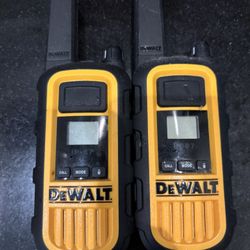 Used DEWALT DXFRS800 heavy-duty two-way radios