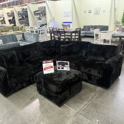 Black Sectional 