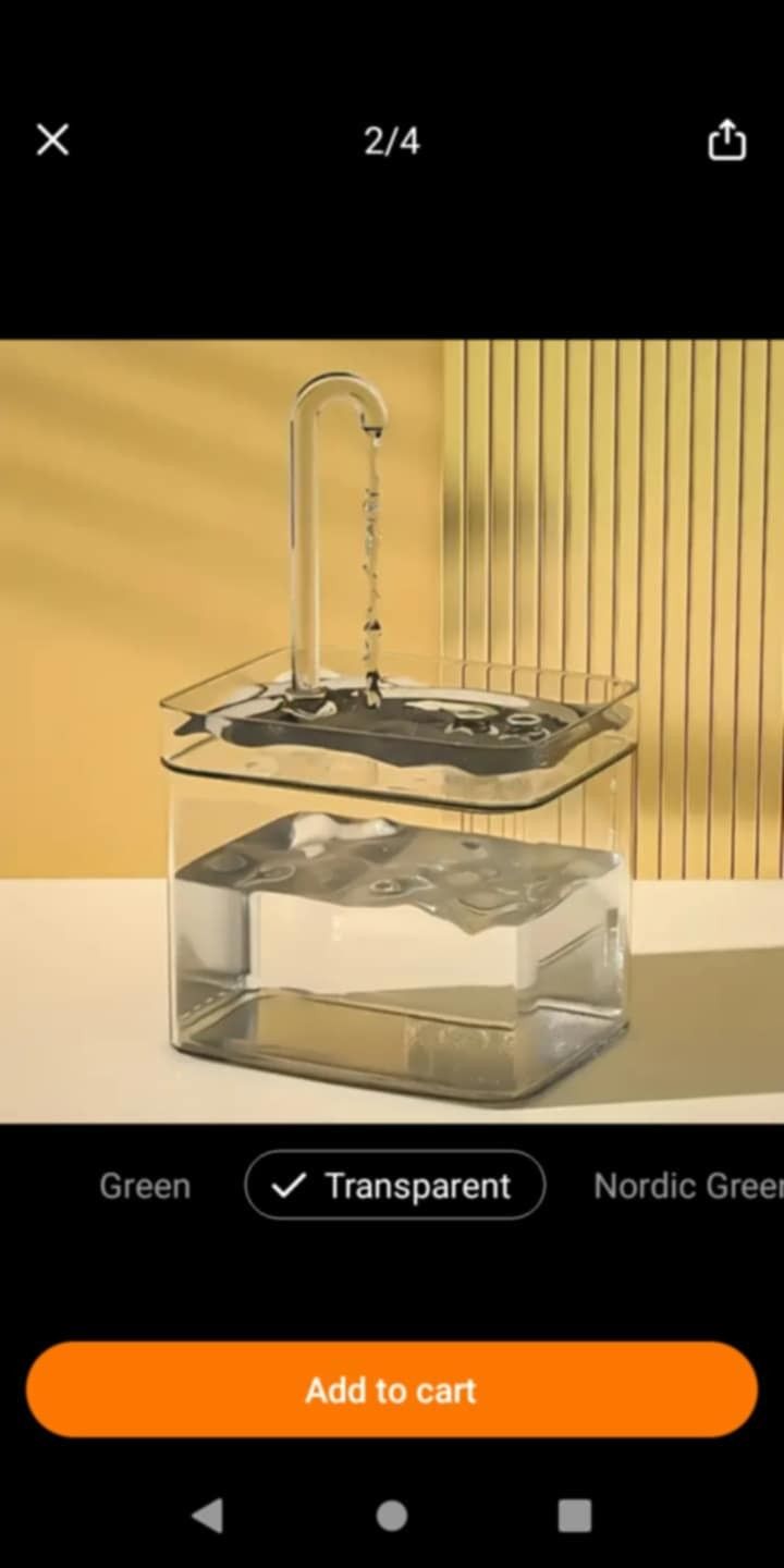 Brand New Cat Water Fountain