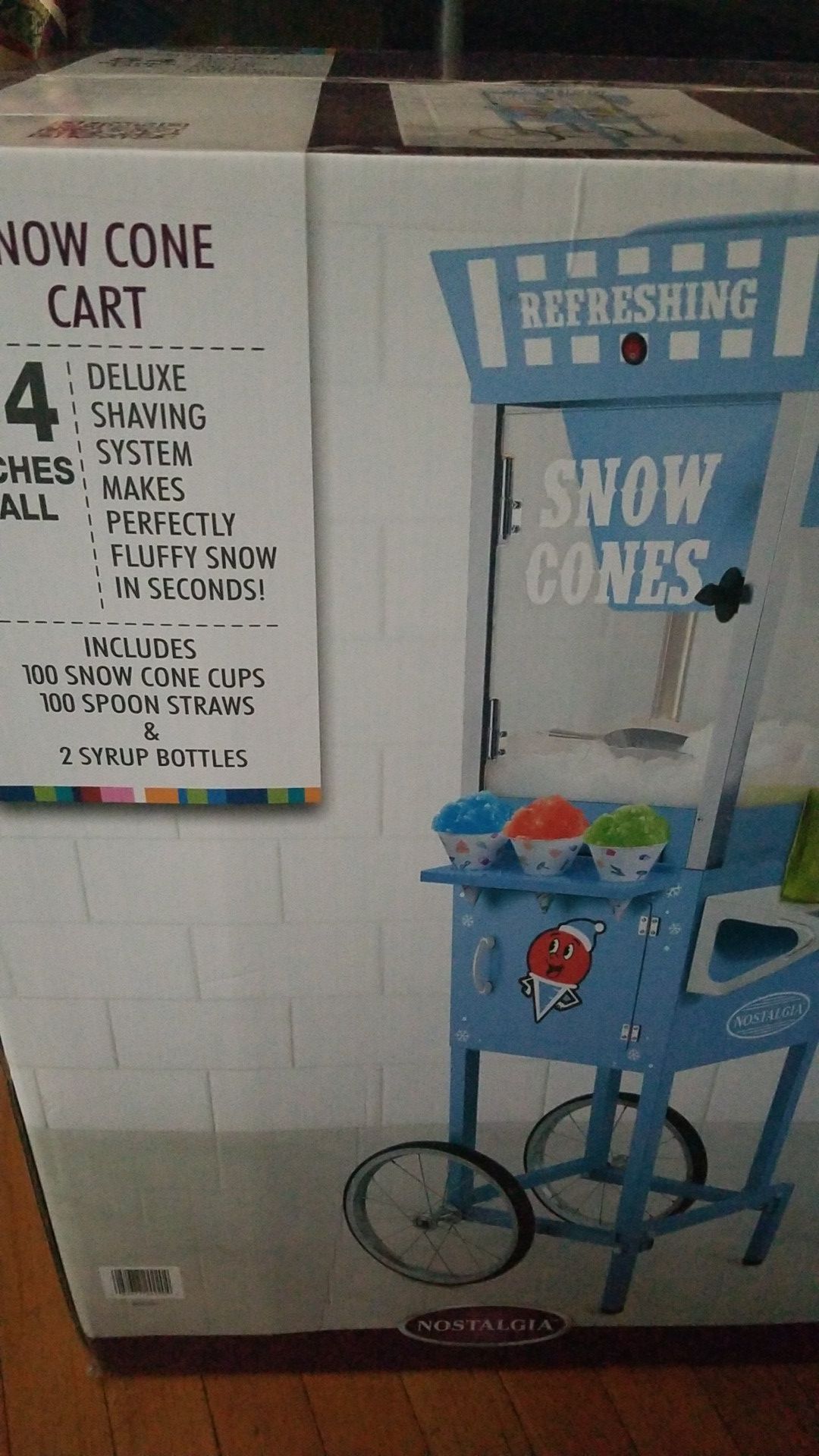 Snow cone cart