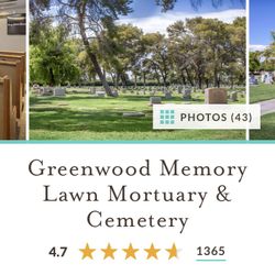 Cemetery Plot At Greenwood Memory Lawn Phx