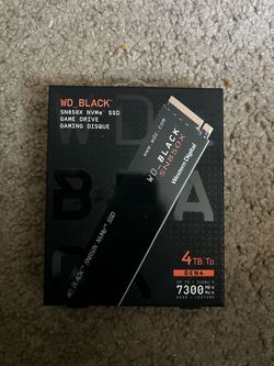 WD Black SN850X 4TB NVMe SSD