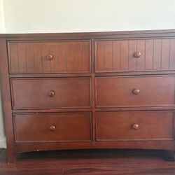 6 drawer dresser with mirror 
