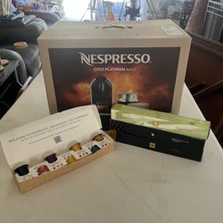 CitiZ&Milk Platinum Stainless Steel Nespresso