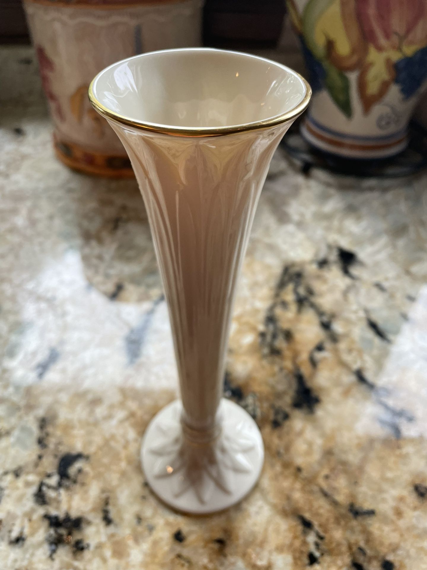 Lenox Flower Vase With 24 K gold trim