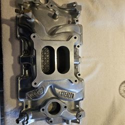 SB Chevy WEIAND "Stealth" intake manifold