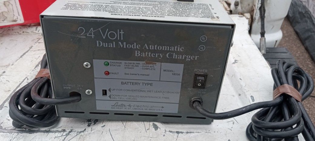 24volt Dual Mode Automatic Battery Charger Wheelchair