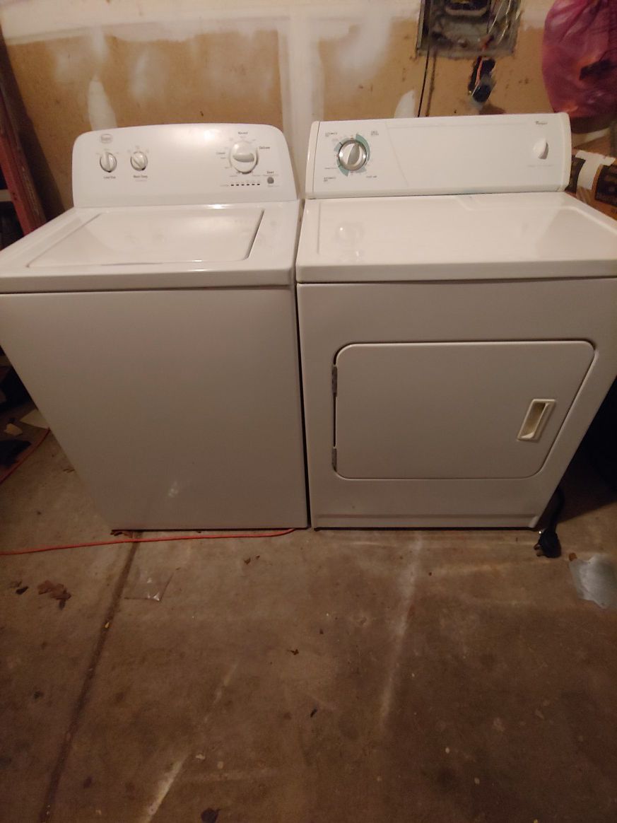 Amana Washer Whirlpool Dryer