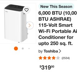 TOSHIBA PORTABLE AIR CONDITIONER