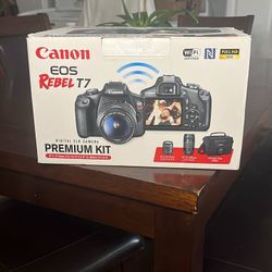 Canon EOS Rebel T7 Premium Camera Kit