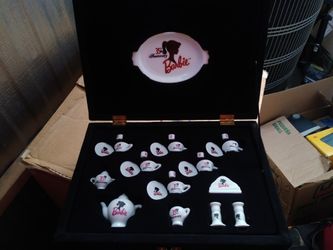 Barbie china tea set 35 anniversary