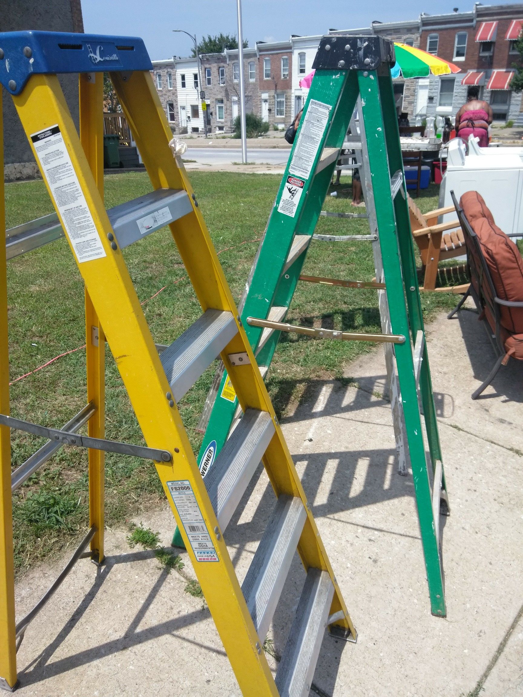 Ladders On Sale Today Great Condition Needs Home Today