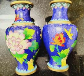 Vintage cloisonne jar