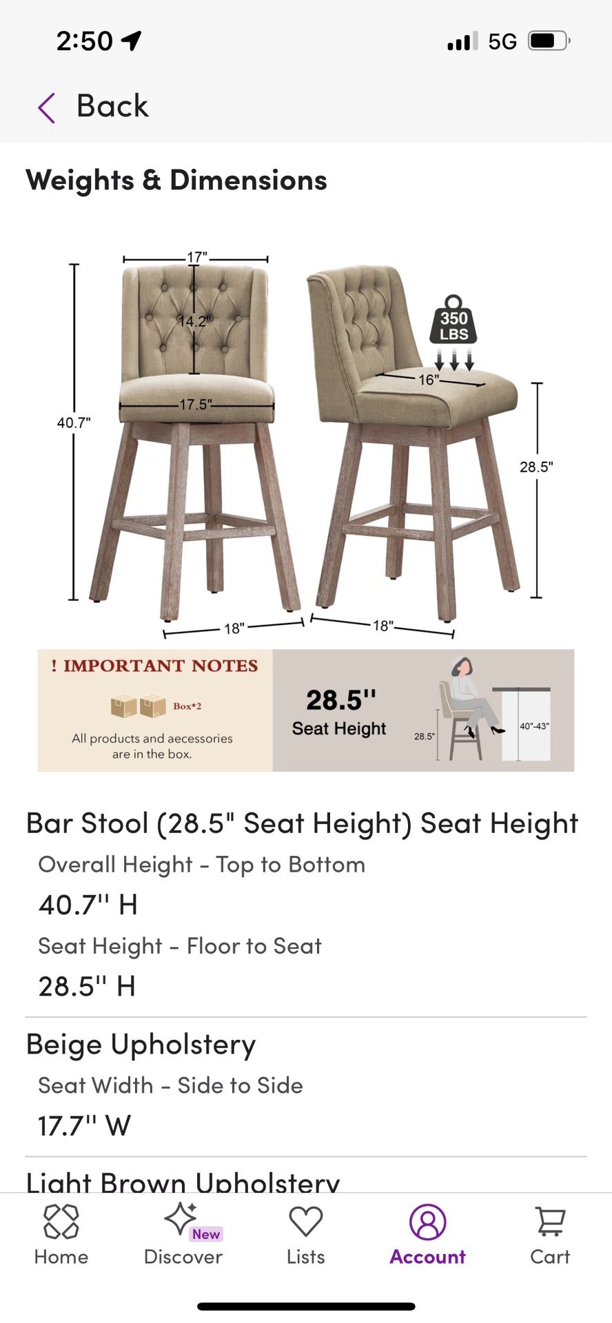 Brand New Barstools