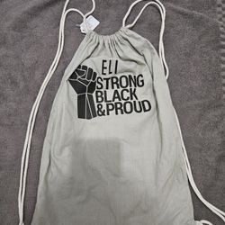 Fabric Backpack Personalized with the Name Eli
