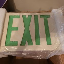 EXIT SIGNS