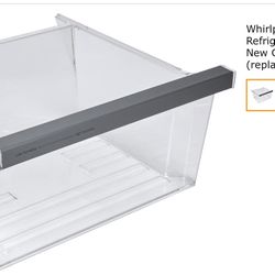 Whirlpool W11162443 SxS Refrigerator Crisper Drawer - New Genuine OEM + FSP Part (replaces W11046494)  https://offerup.com/redirect/?o=aHR0cHM6Ly93d3c
