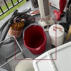 Sterilite 16 Qt. Red Dual Spout Mop Bucket