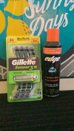 Gillette Sensor3 Razors & Edge Shave Gel Bundle price is firm