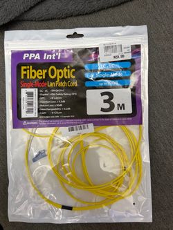 Fiber Optic LC-LC Single-Mode Patch Cord 3M