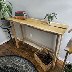 Oak Console Table