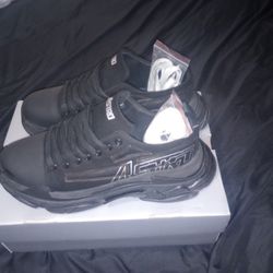 ASTRO KICKS AND GOODS ASTRO MOON TREKKER CANVAS BOOT LOW - BLACK NIGHT


