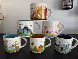 Starbucks You Are Here Mugs: Pick Your City (Orlando, Miami, Denver, Phoenix +)
