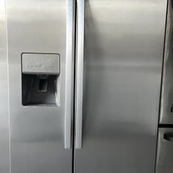Stainless Steel Side by Side Refrigerator 