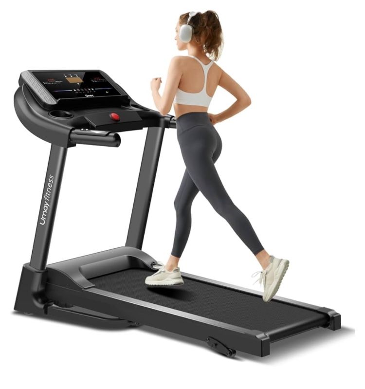 Unary Fitness Treadmill With 3- Level Manual Incline