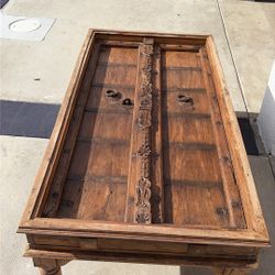 Wooden Vintage Indian Coffee Table