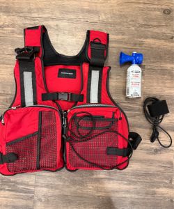 Red Kayak/Watersports Life Vest - NEVER USED!